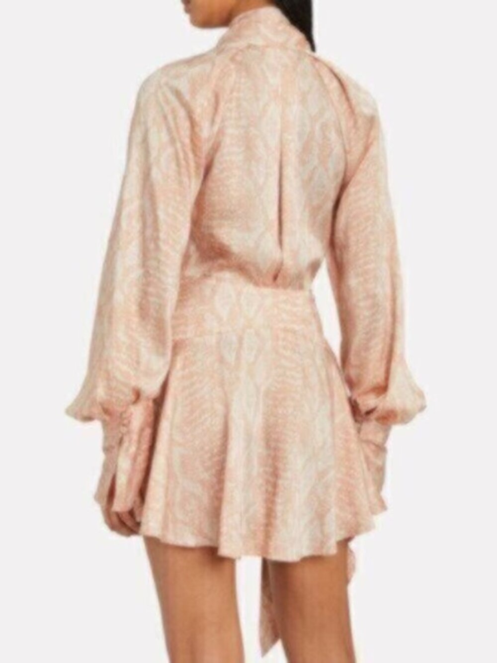NWT Acler Bradley Cobra Wrap Long Sleeve Mini Dress - Picture 4 of 14